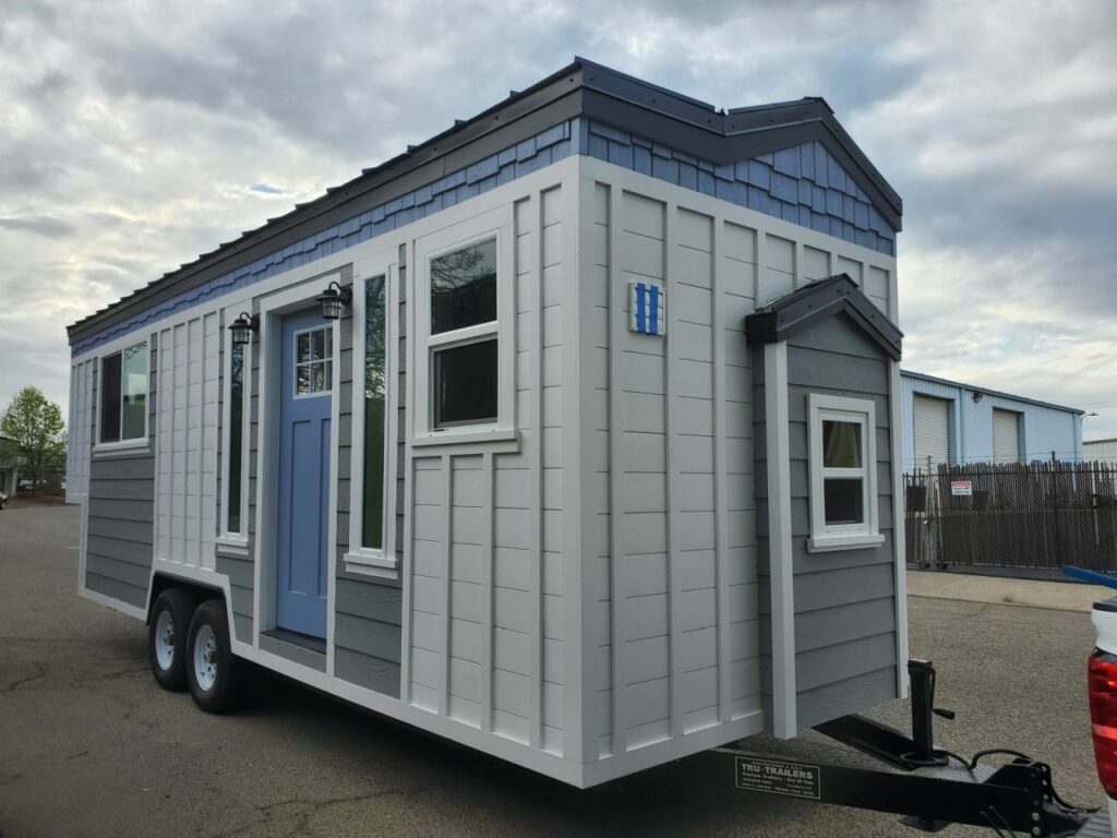 Cove Cottage Tiny House Tucks Dog House Under its Bedroom