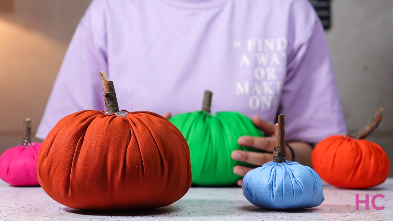 DIY Fabric and Felt Pumpkin Tutorial