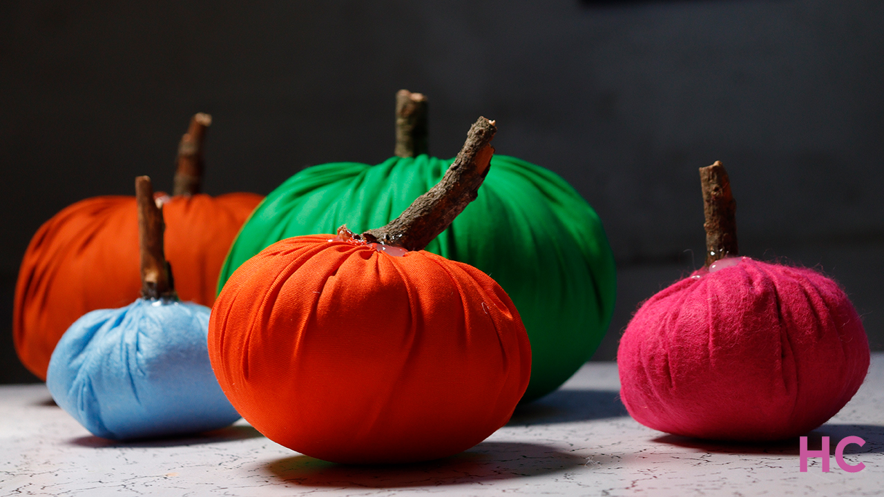 DIY Fabric pumpkin