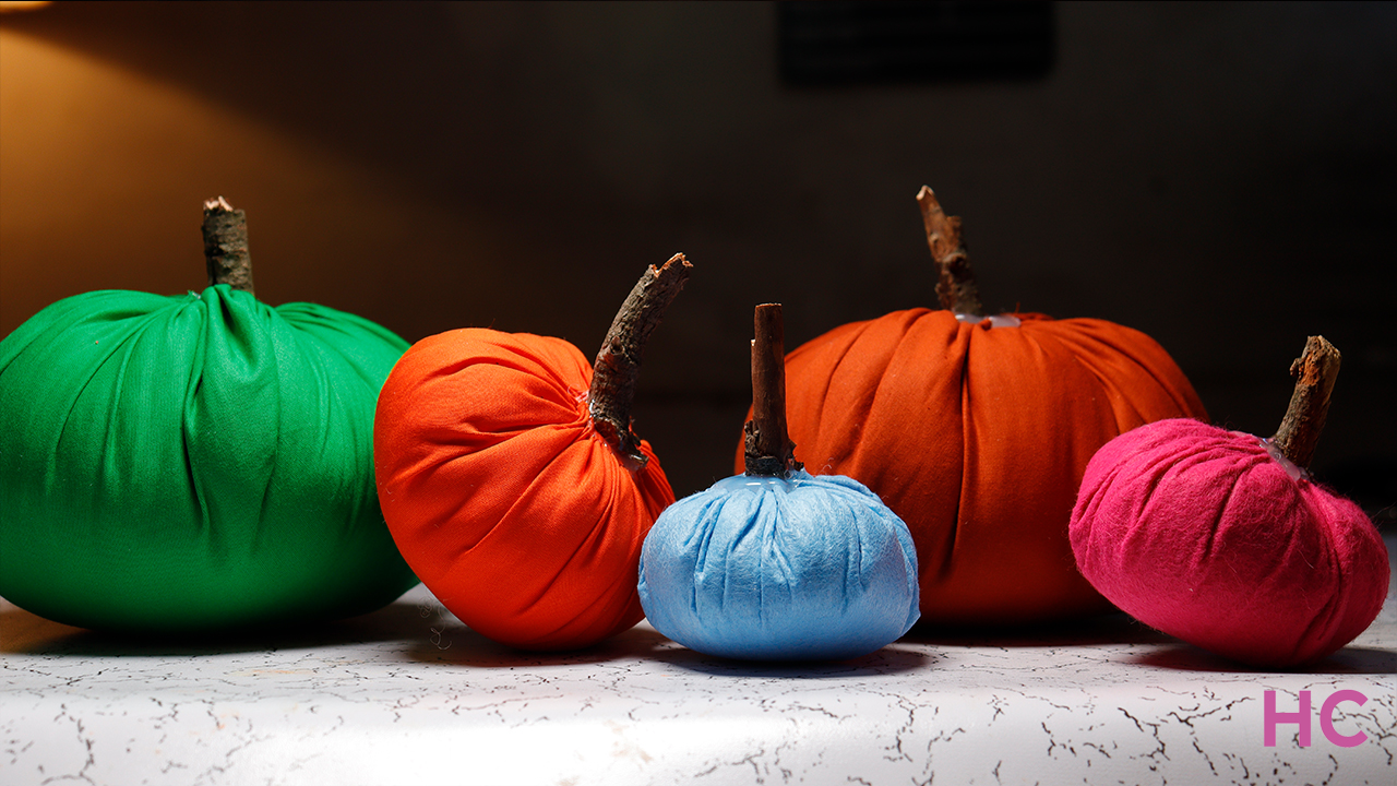 DIY Felt and Fabric Pumpkins