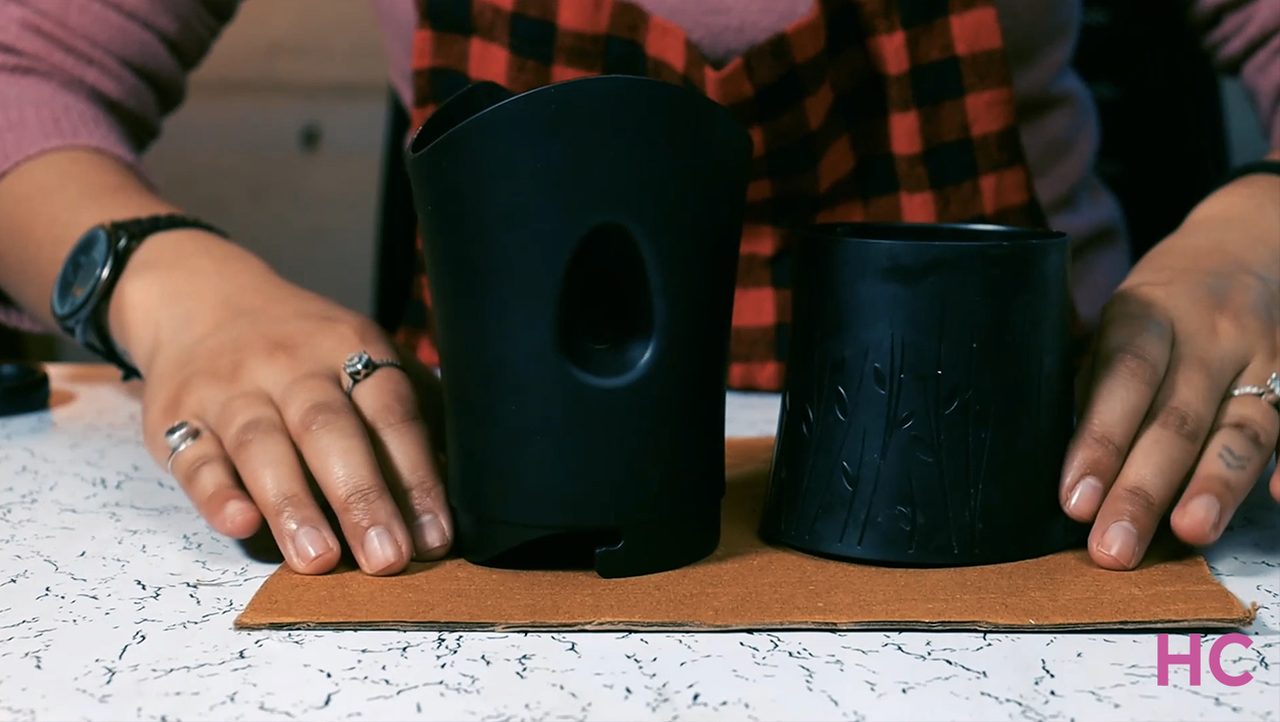 DIY Witch House from Upcycled Cardboard and Broken Air Purifier