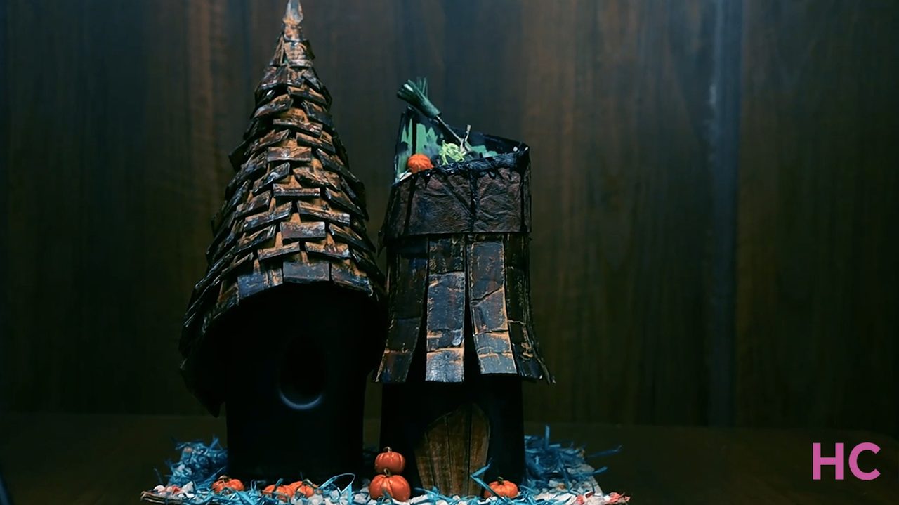 DIY witch house for Halloween