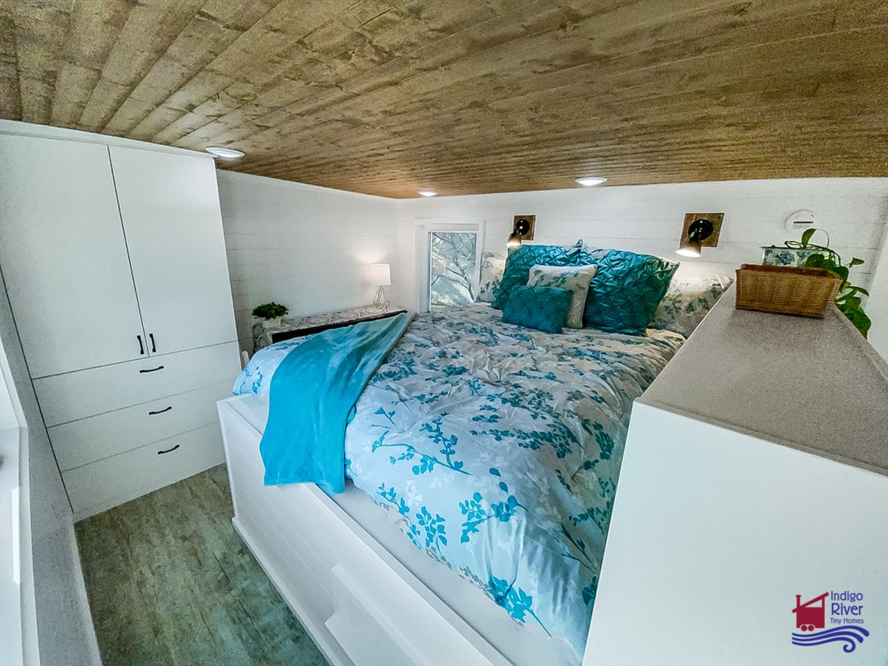 Elsie Tiny House - main loft bedroom