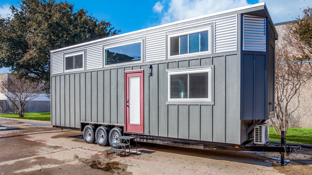 Farrell Tiny House Features a Stand-up Loft and an Office Space