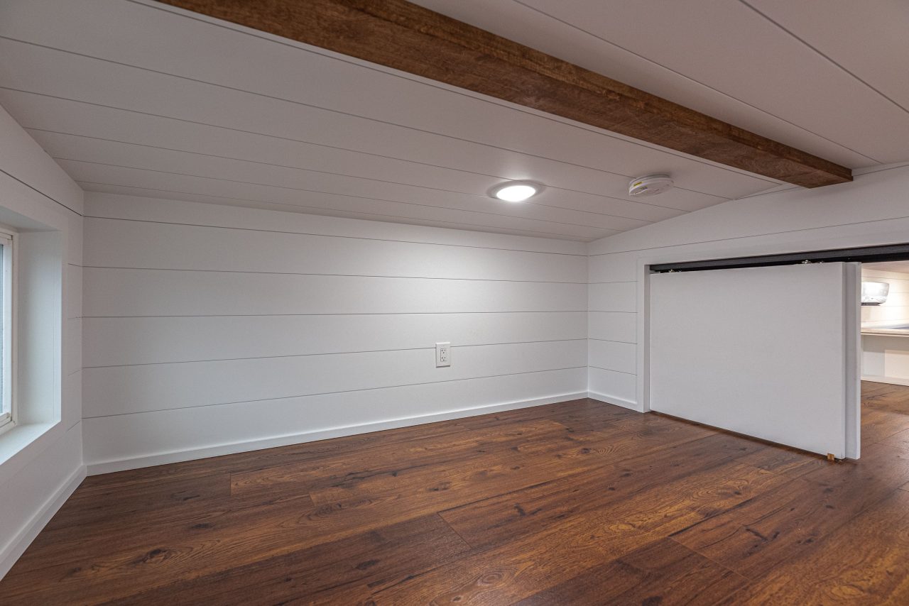 Finale Tiny House - loft bedroom or storage