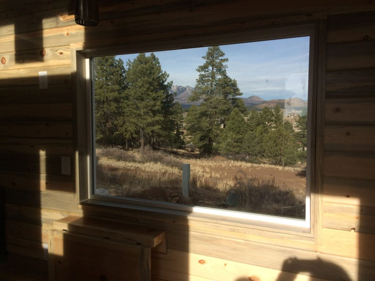 Flagstaff Gooseneck Tiny House -Dining area window