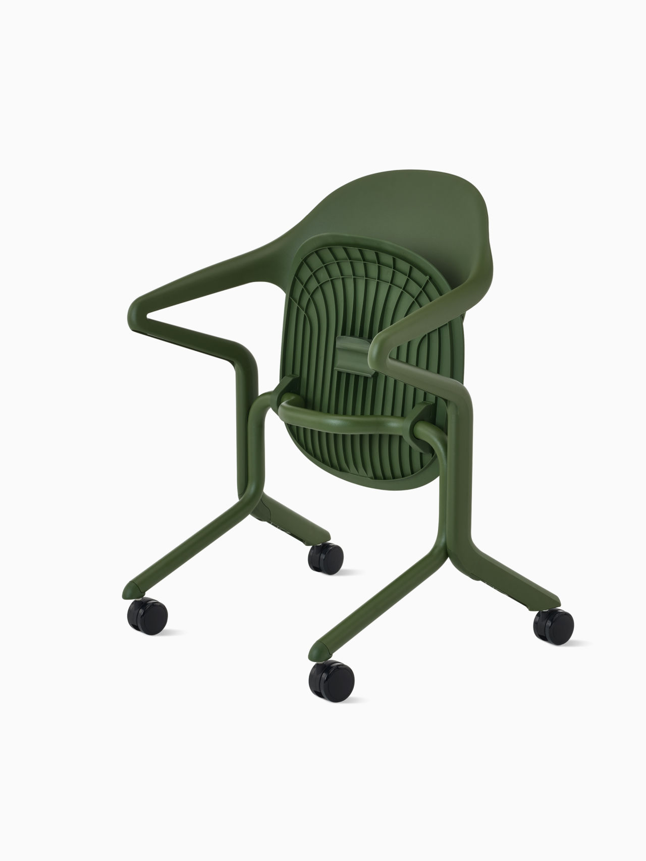 Front view of folded Fuld Nesting Chair-Image 12