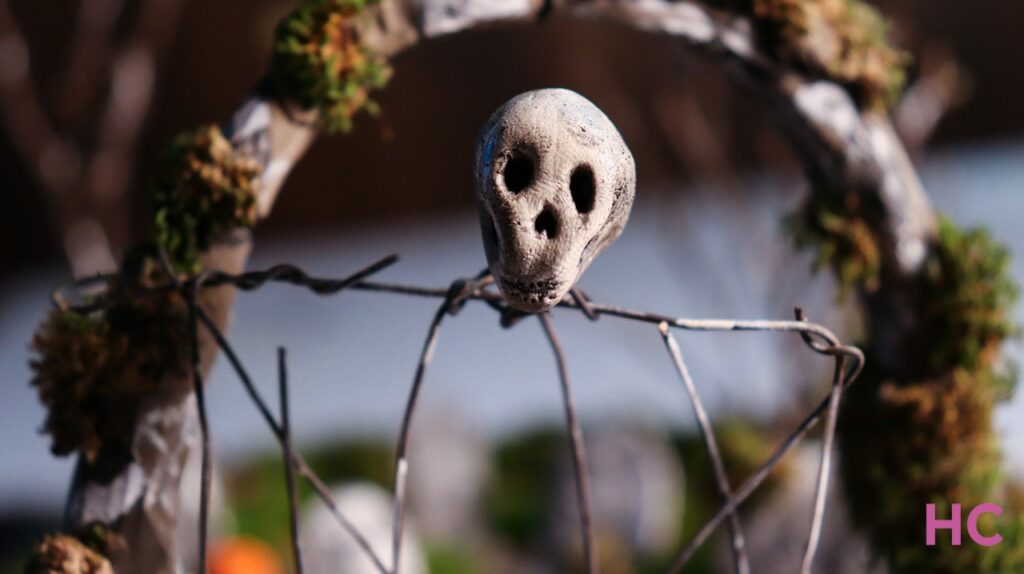 Gate for Miniature Halloween Graveyard