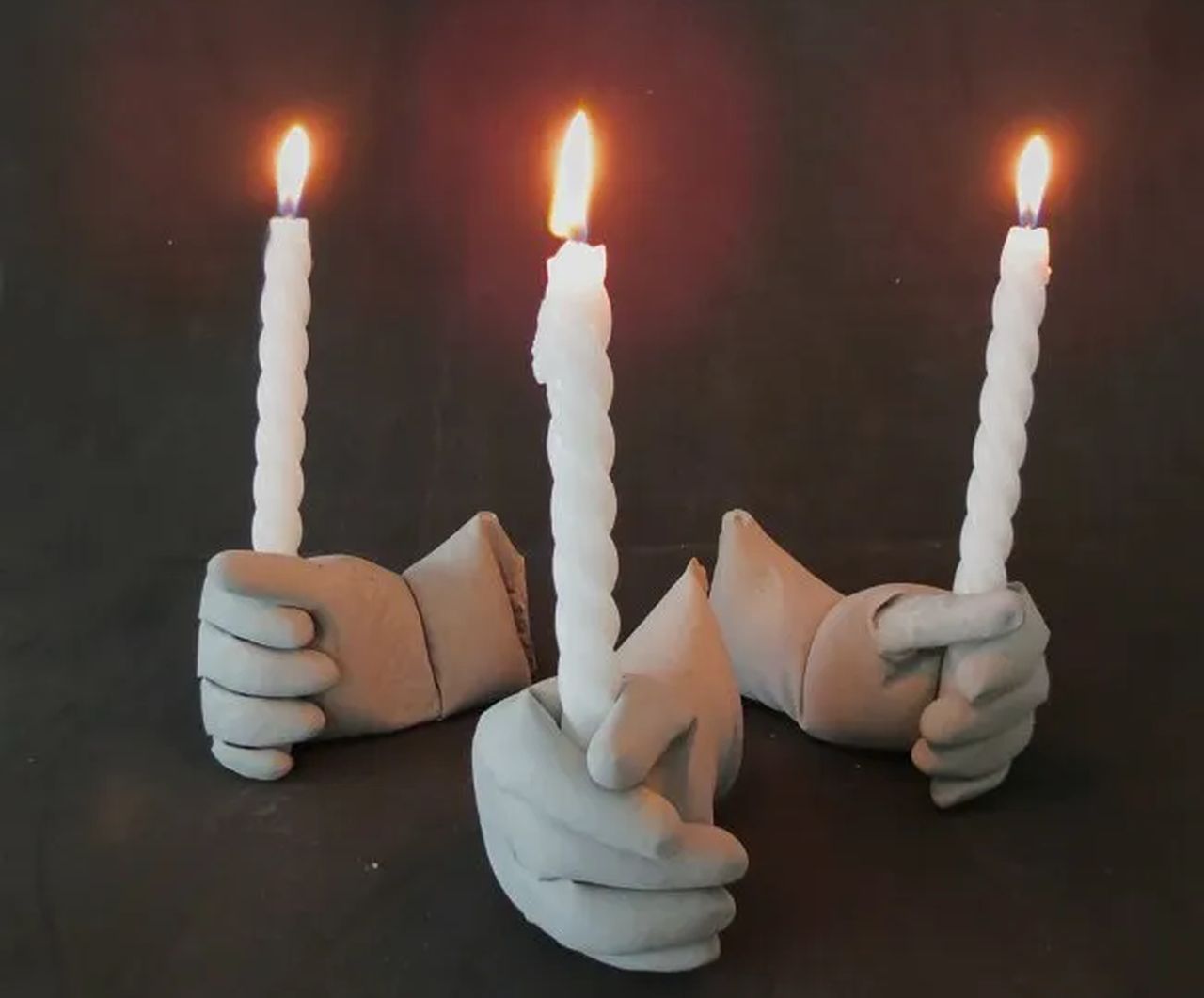 Graveyard-Inspired Candle Holders