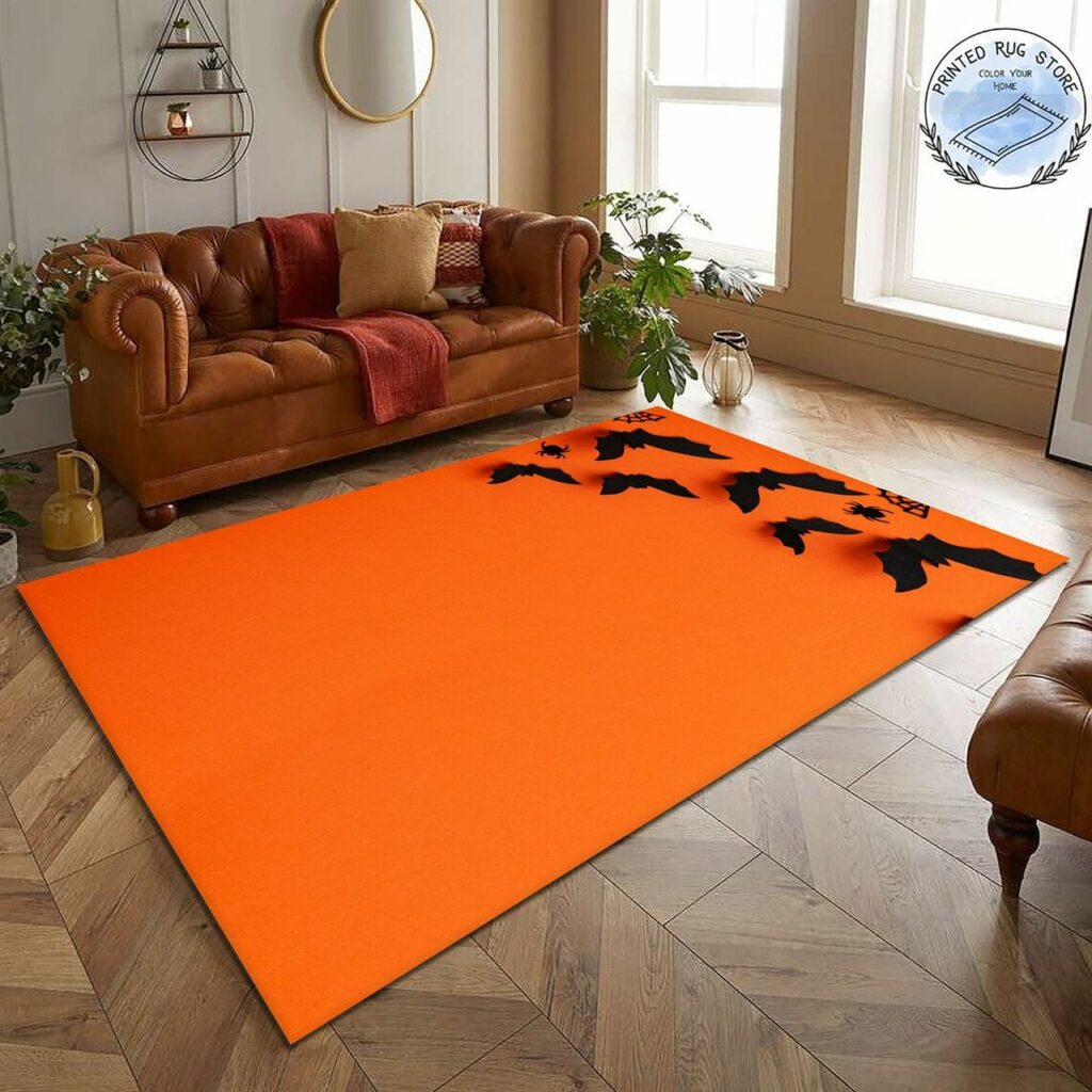 Halloween rugs for living room decor 