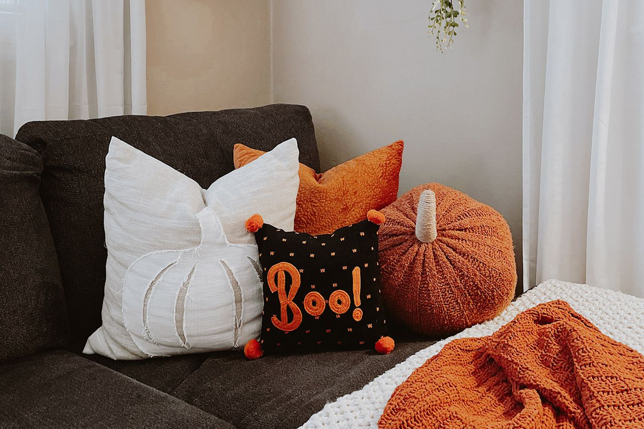 Halloween-themed Pillows for a dash of Spookiness