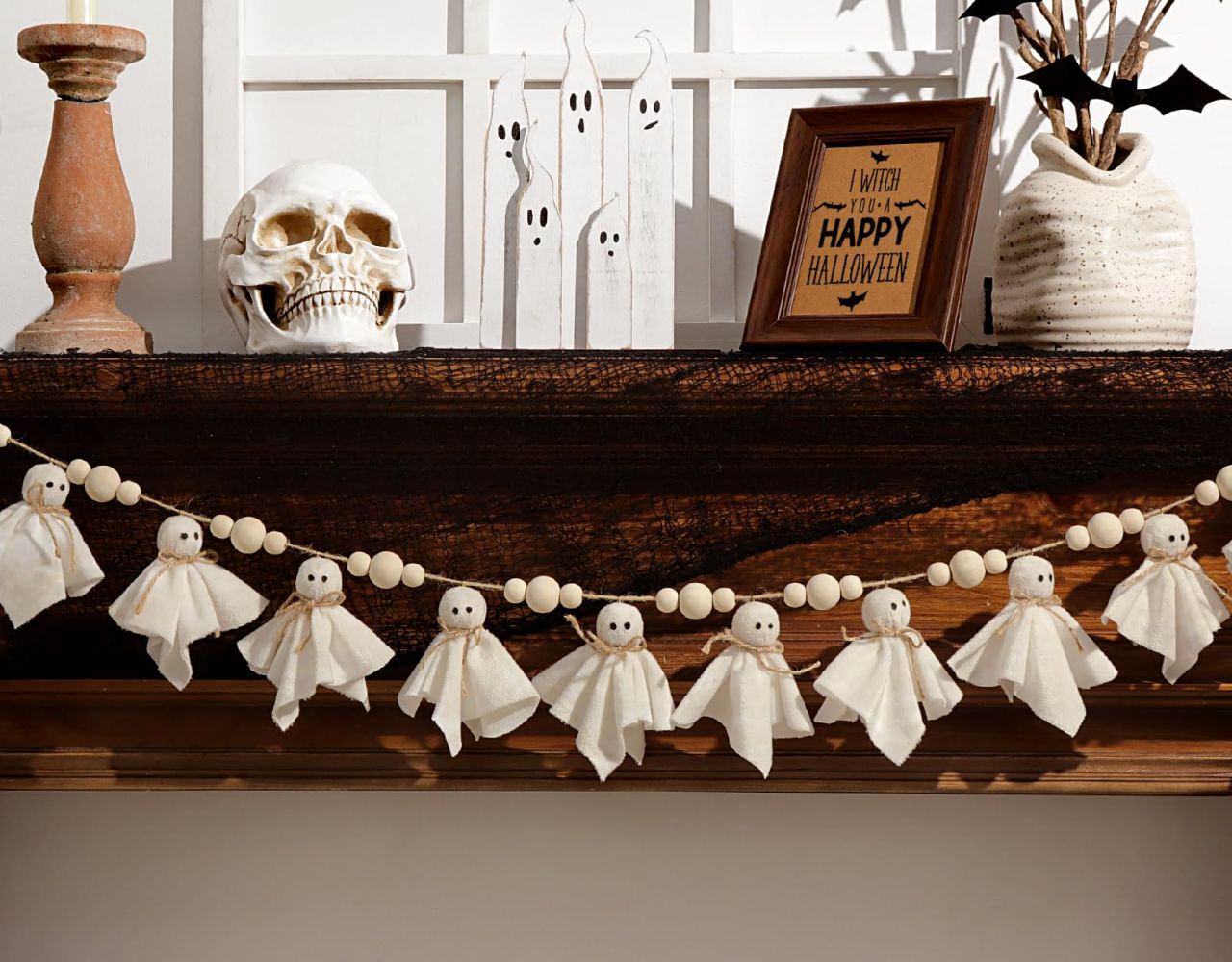 Handmade Rustic Halloween Banner