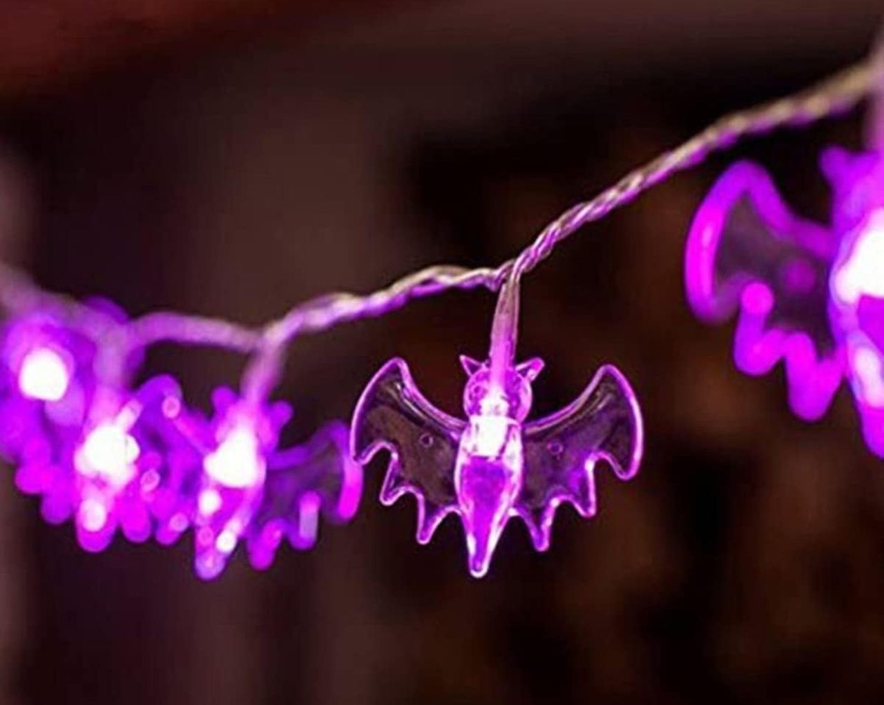 KEPATO Bat Halloween String Lights