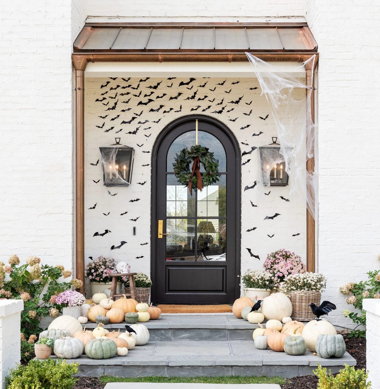 Maximalist Halloween Decor Ideas - Touch up the Porch