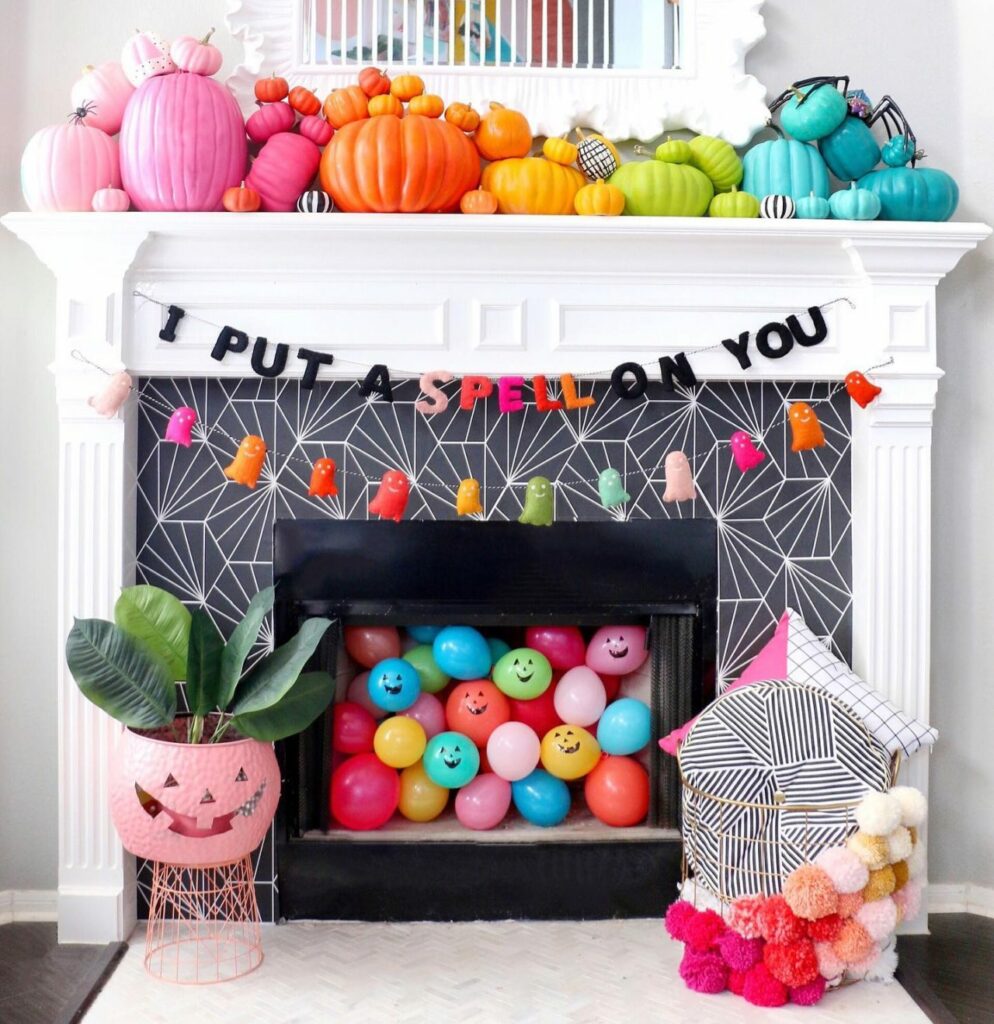 Maximalist Halloween Decoration - Embrace Pastels in Flair