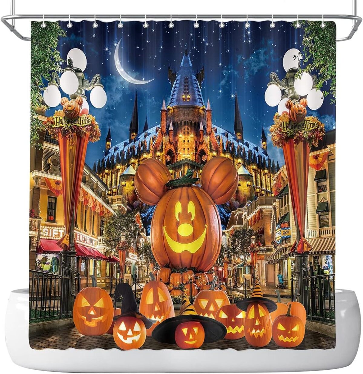 Disney Halloween Shower Curtain