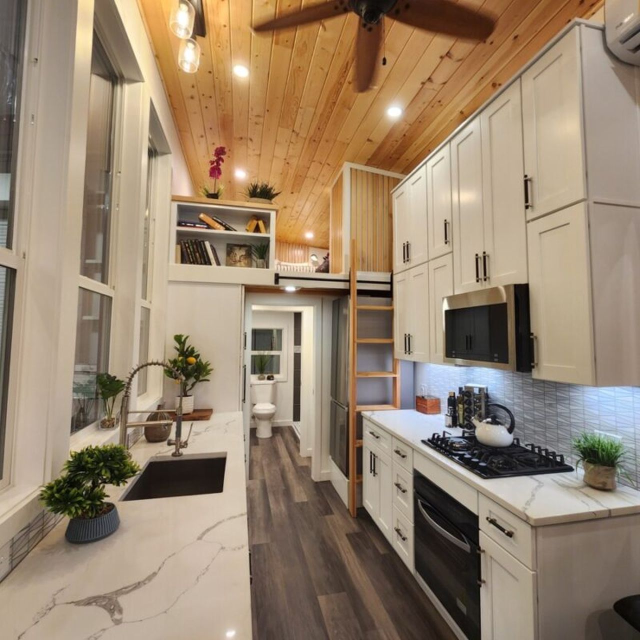 Tiny Houses of 2024 in North America- Mt. Rainier tiny house on wheels by Tiny Mountain Houses