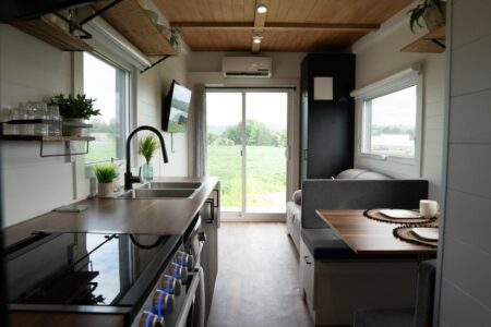 Nomad 30 Tiny House Sleeps Five in its Spacious Interior