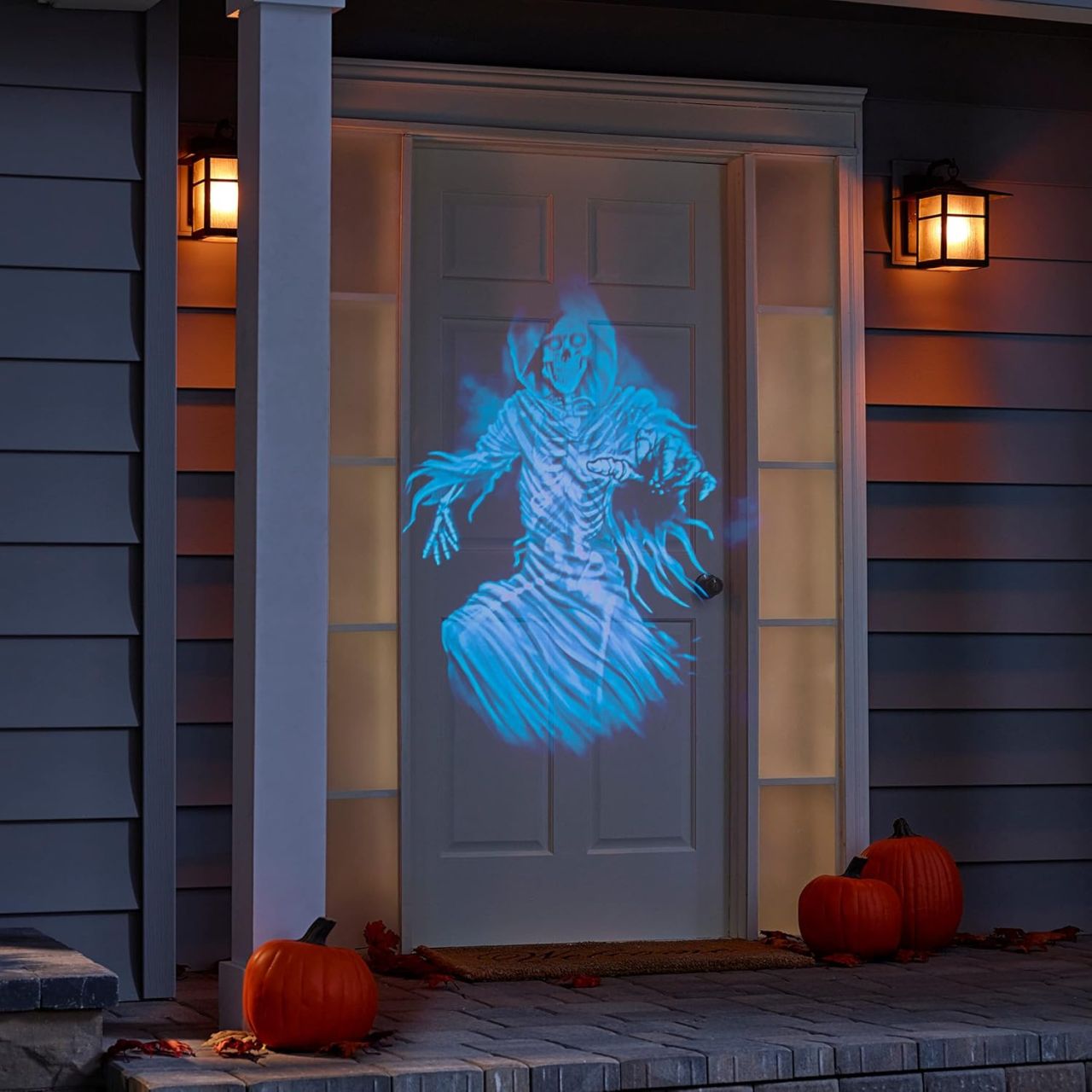 Philips Halloween projector blue moving ghost