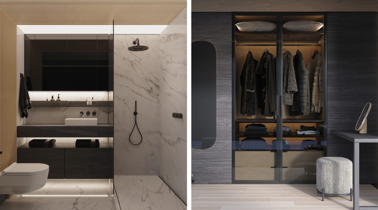 Pod Studio by Podform- Bathroom and closet