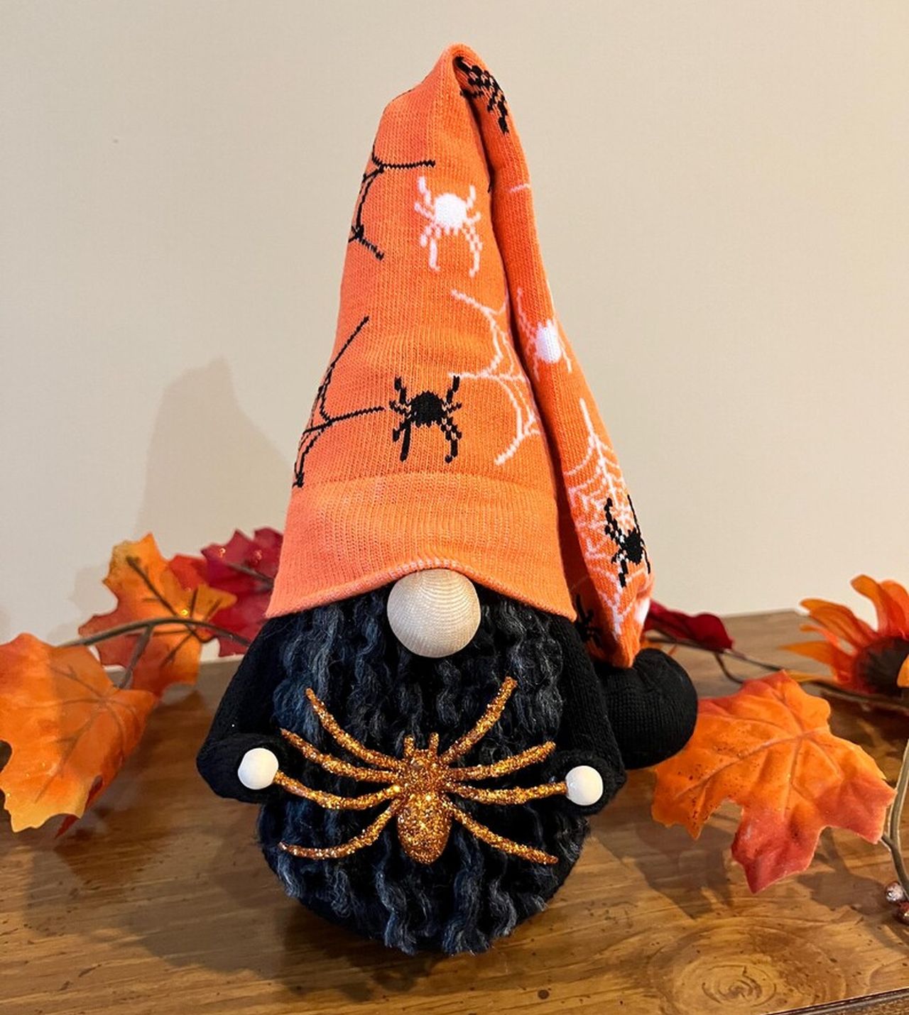 Spooky Spiderweb Gnome