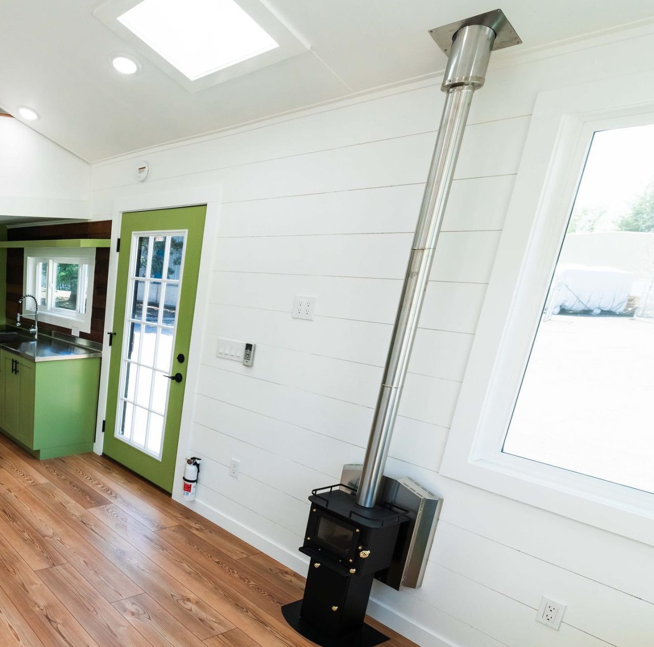 Tiny Heirloom’s Latest Tiny House - light-filled Interior 1