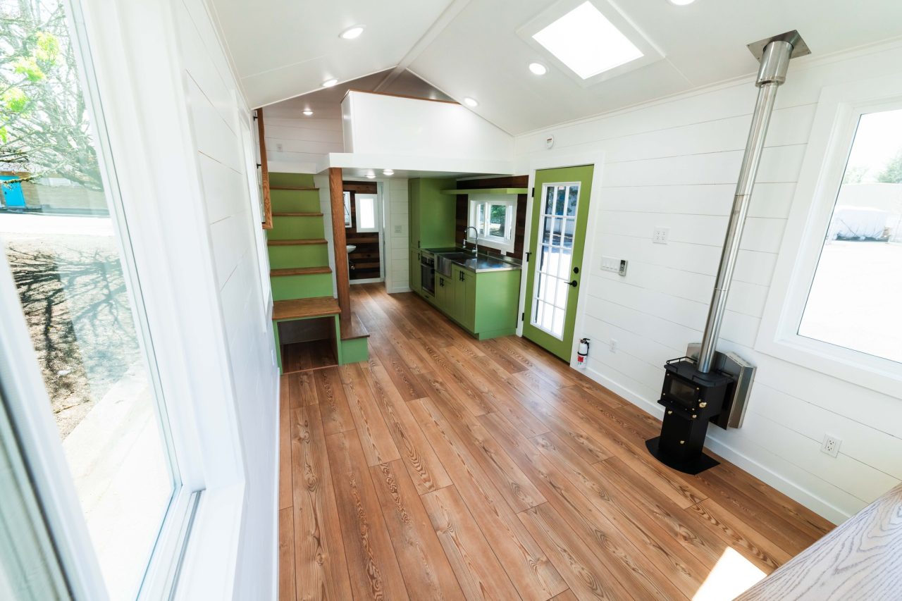 Tiny Heirloom’s Latest Tiny House - light-filled Interior 3