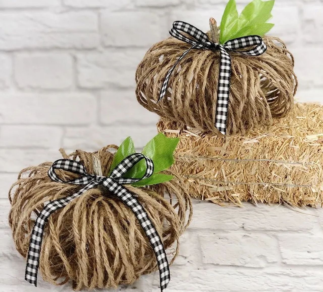 Twine Pumpkins