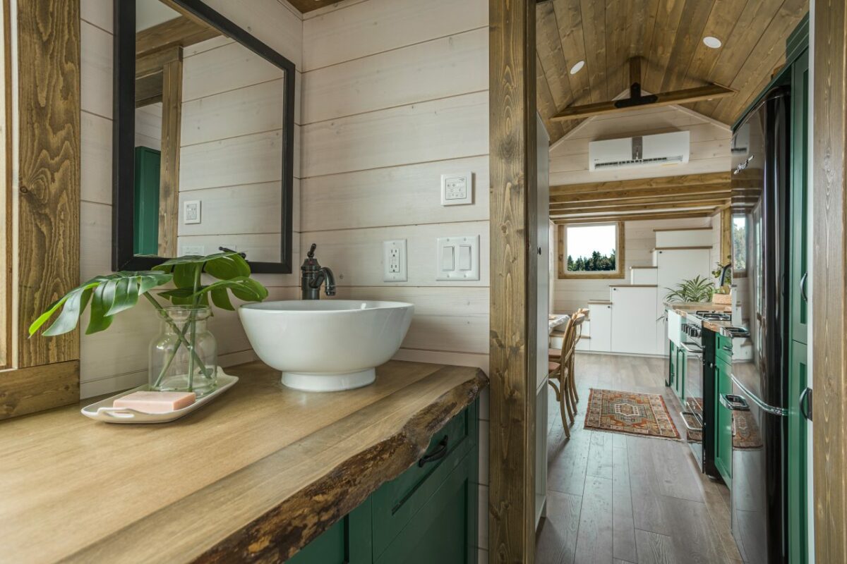 Tyhee Tiny House Features Spacious Kitchen, Spa-Style Bathroom