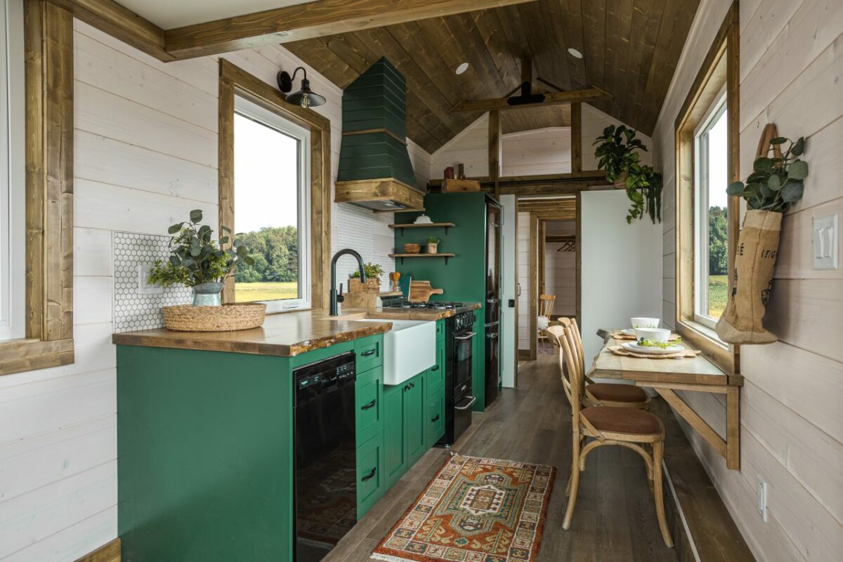 Tyhee Tiny House Features Spacious Kitchen, Spa-Style Bathroom