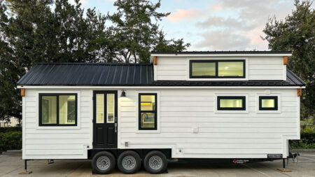 Ward tiny house on wheels by Movable Roots Tiny Homes