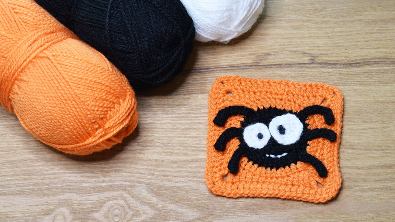 Crochet Spider Granny Square
