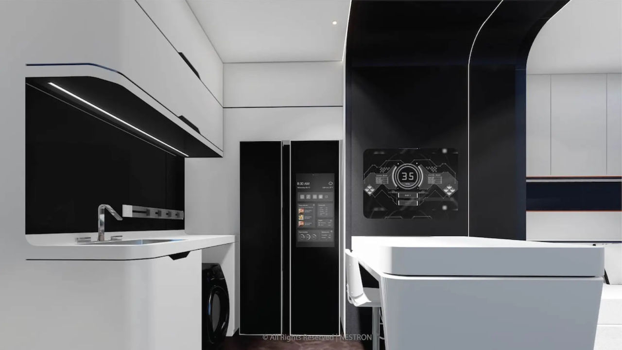 Cube 2X Smart Tiny House- high end kitchen appliances