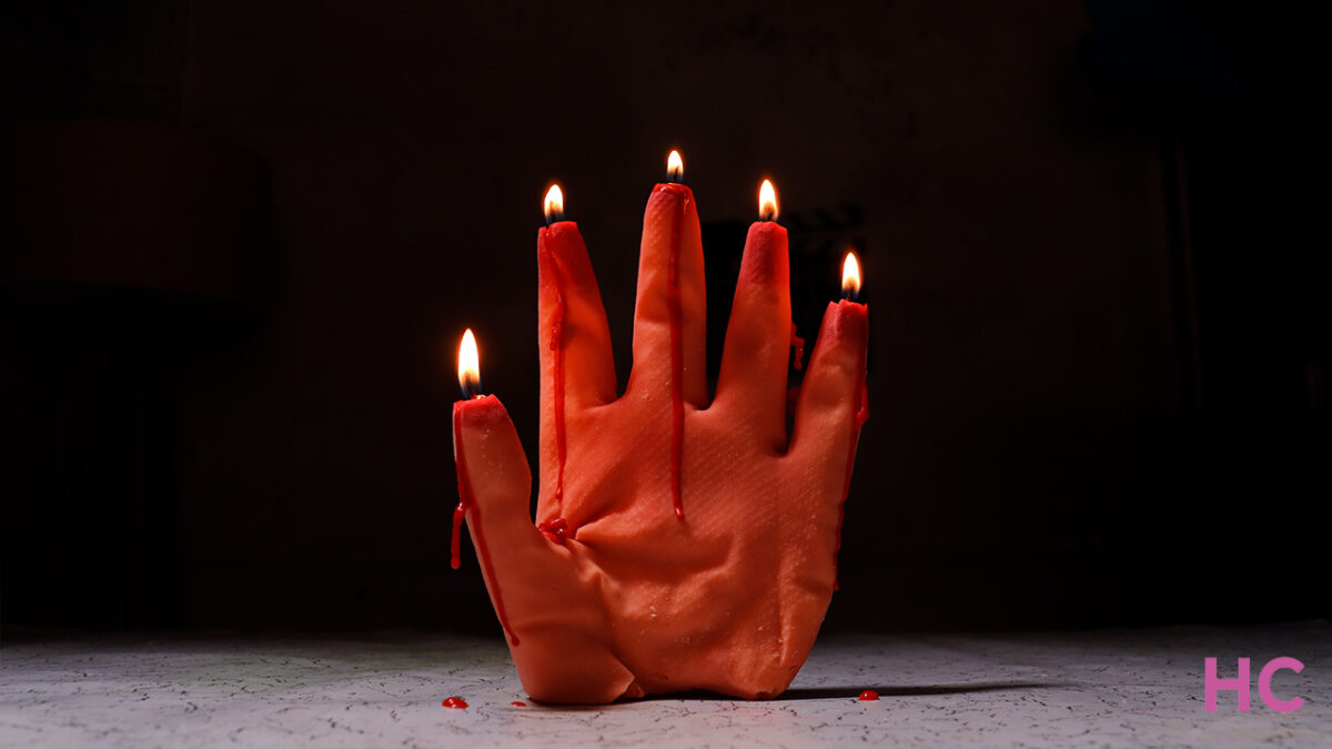 How to DIY Bleeding Hand Candle at Home for Halloween