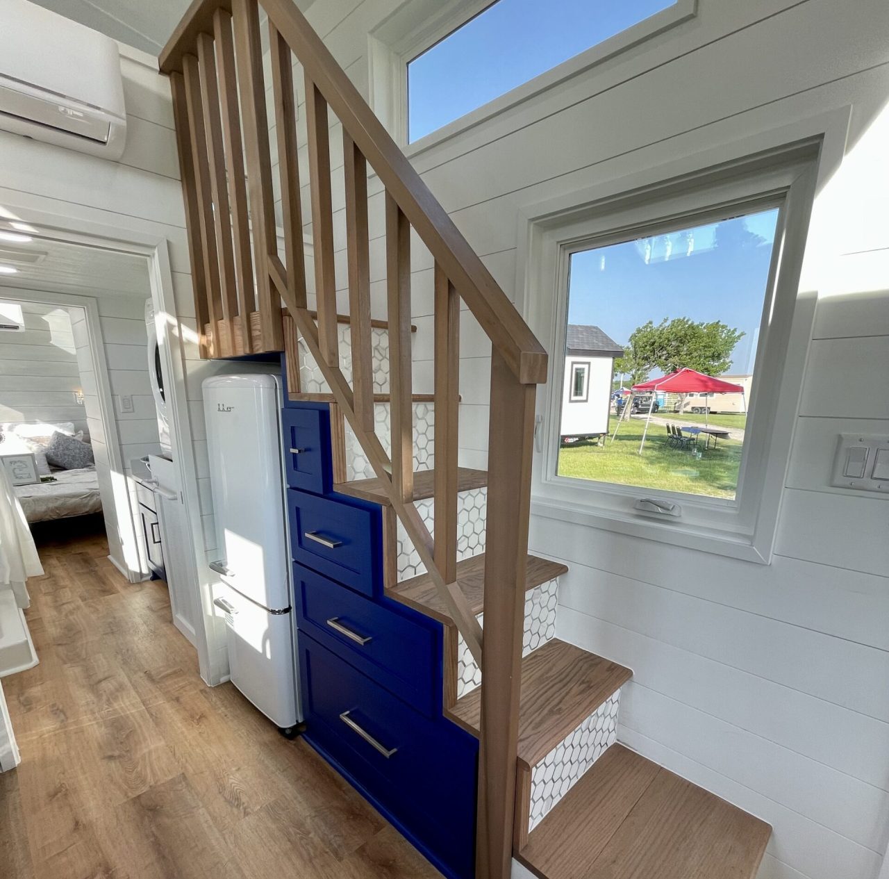 Emerissa Tiny House - storage stairs