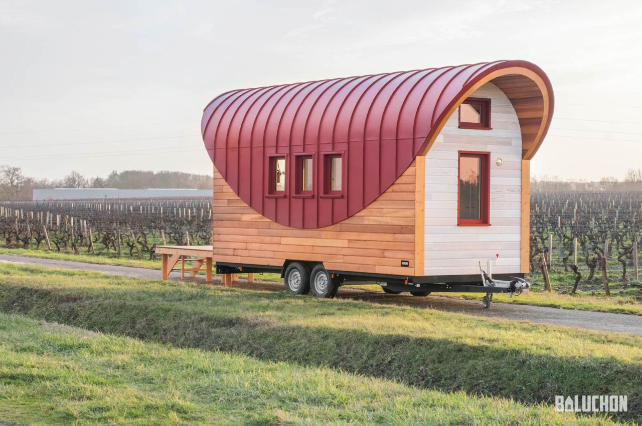 Flamenco tiny house on wheels exterior 