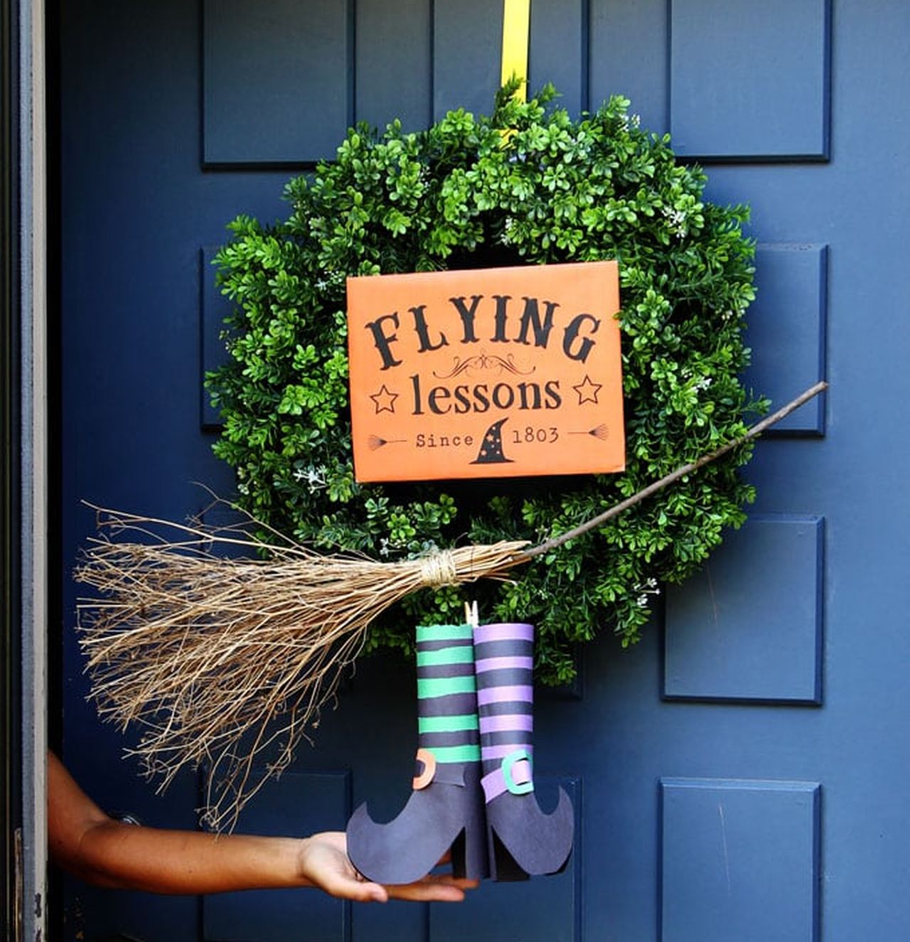Witch-Themed Wreath 