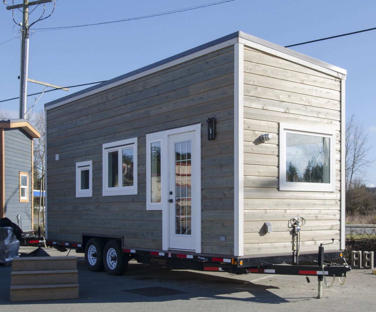 Exterior of Fox Sparrow tiny house on wheels