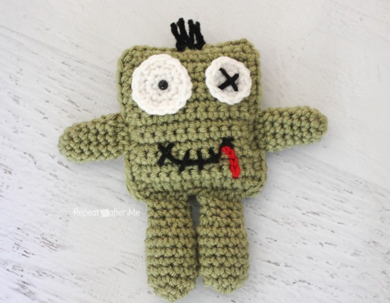 Friendly Crochet Zombie Doll