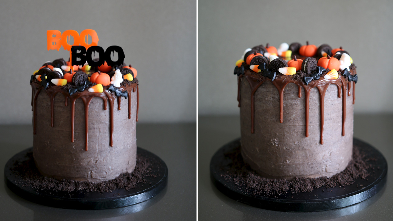 Halloween Drip Cake