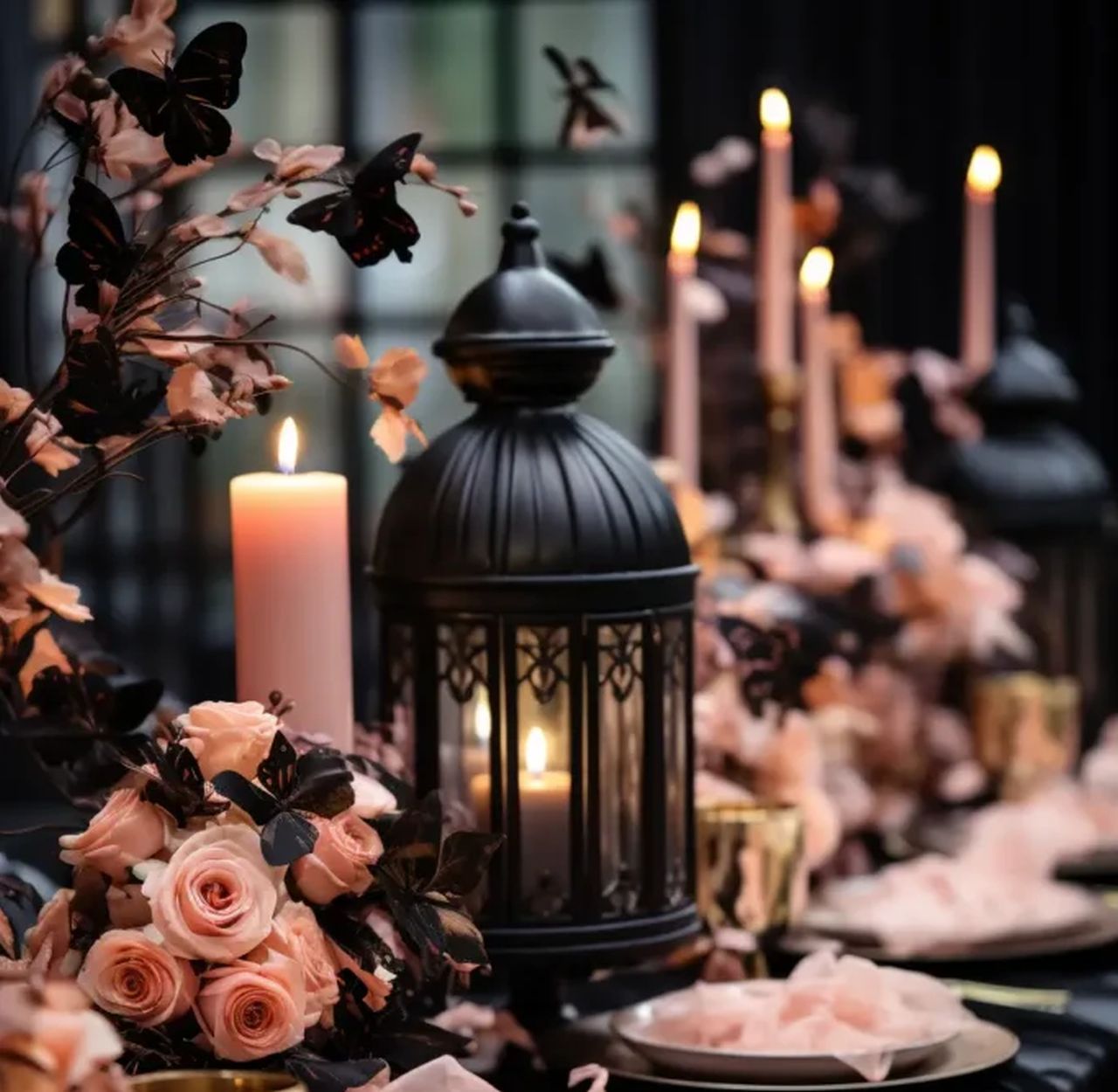 Halloween table Decoration Ideas - make it gothic 2