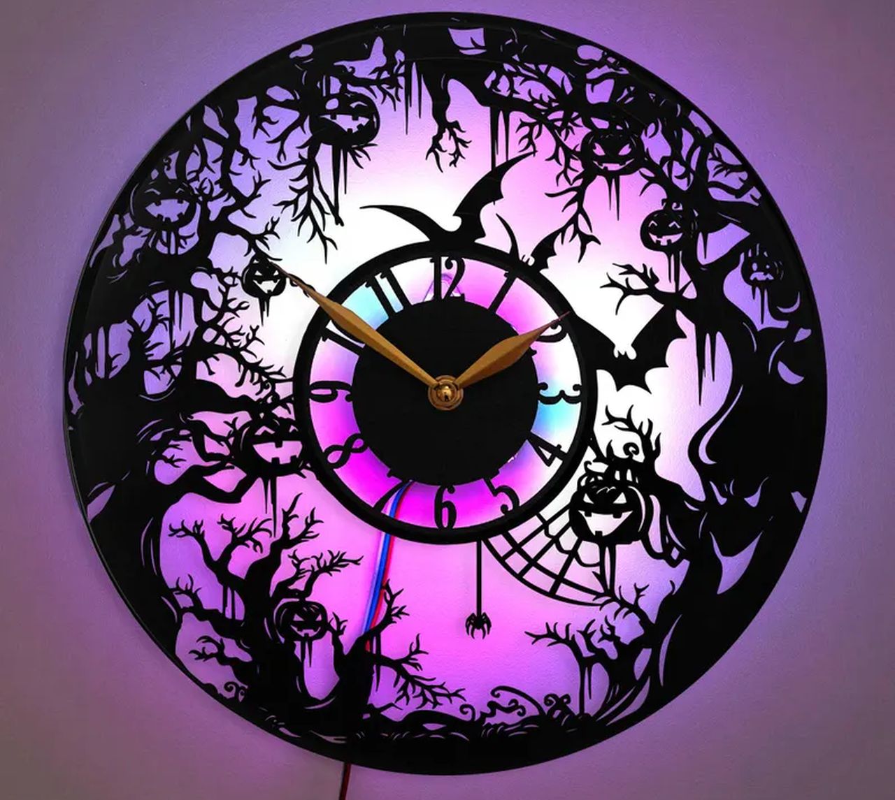 Haunted Forest Clock