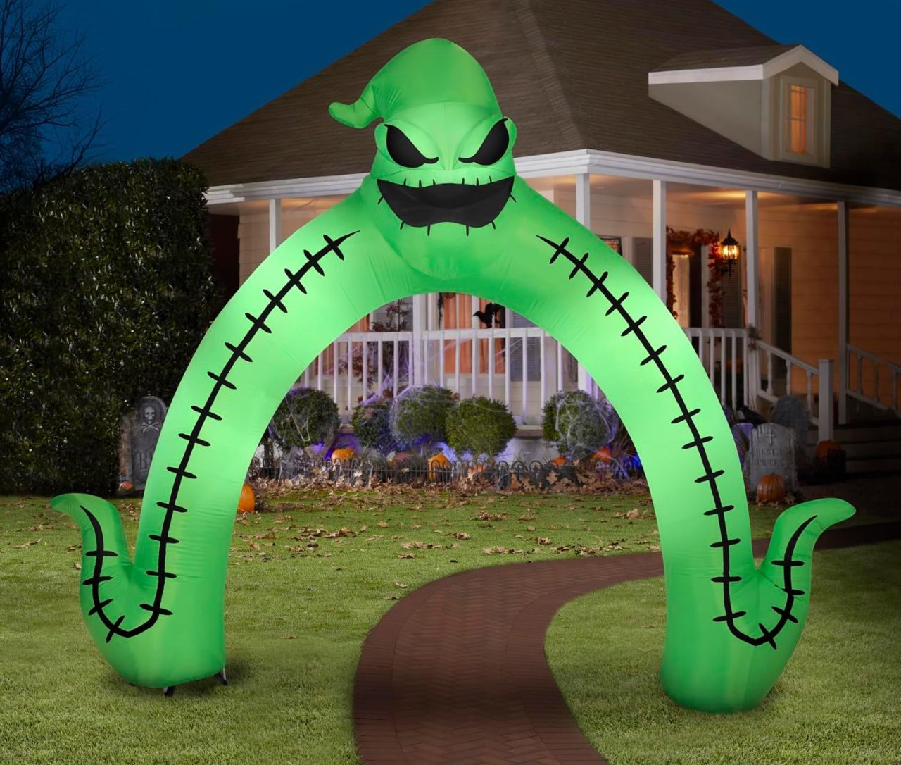 Inflatable Oogie Boogie Archway