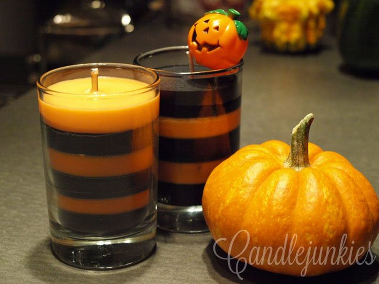 Layered Halloween Candle