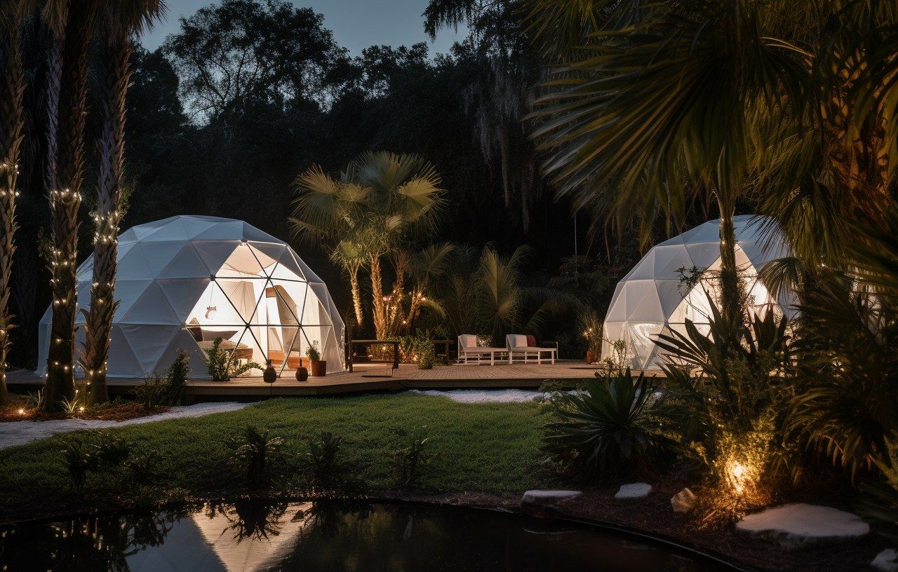 Lulu Glamping Luxurious Outdoor Escape lets you interact with other glampers arounds