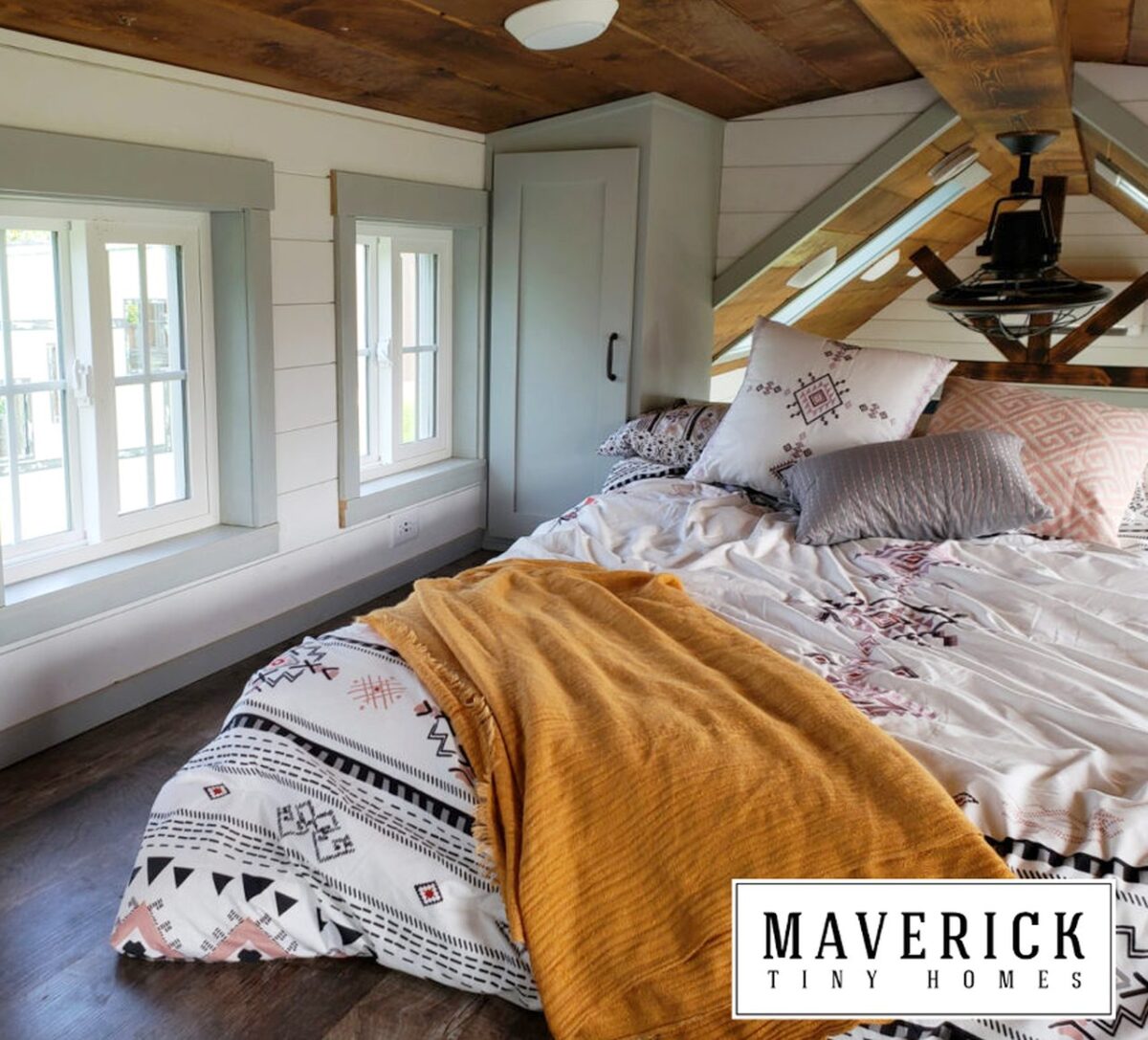 Maverick Tiny House is a Cozy Modern Cottage on Wheels