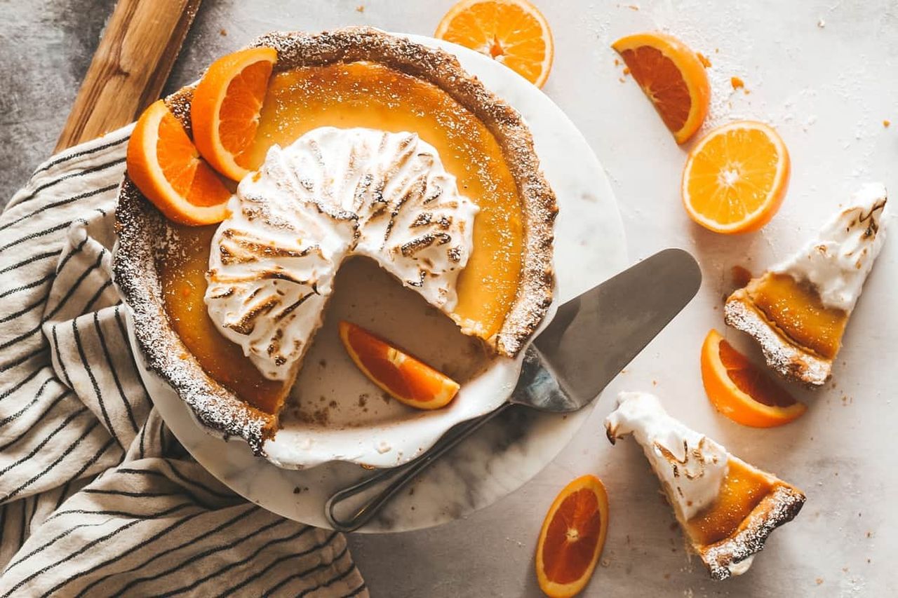 Orange Ricotta Pie