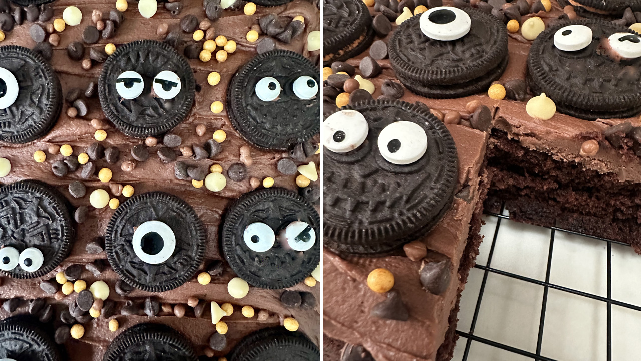 Oreo Halloween Cake Recipes - Halloween Chocolate Tray Bake