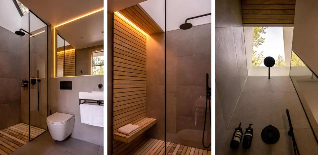 Piil Treehouse by Arsenit has a luxurious bathroom to offer