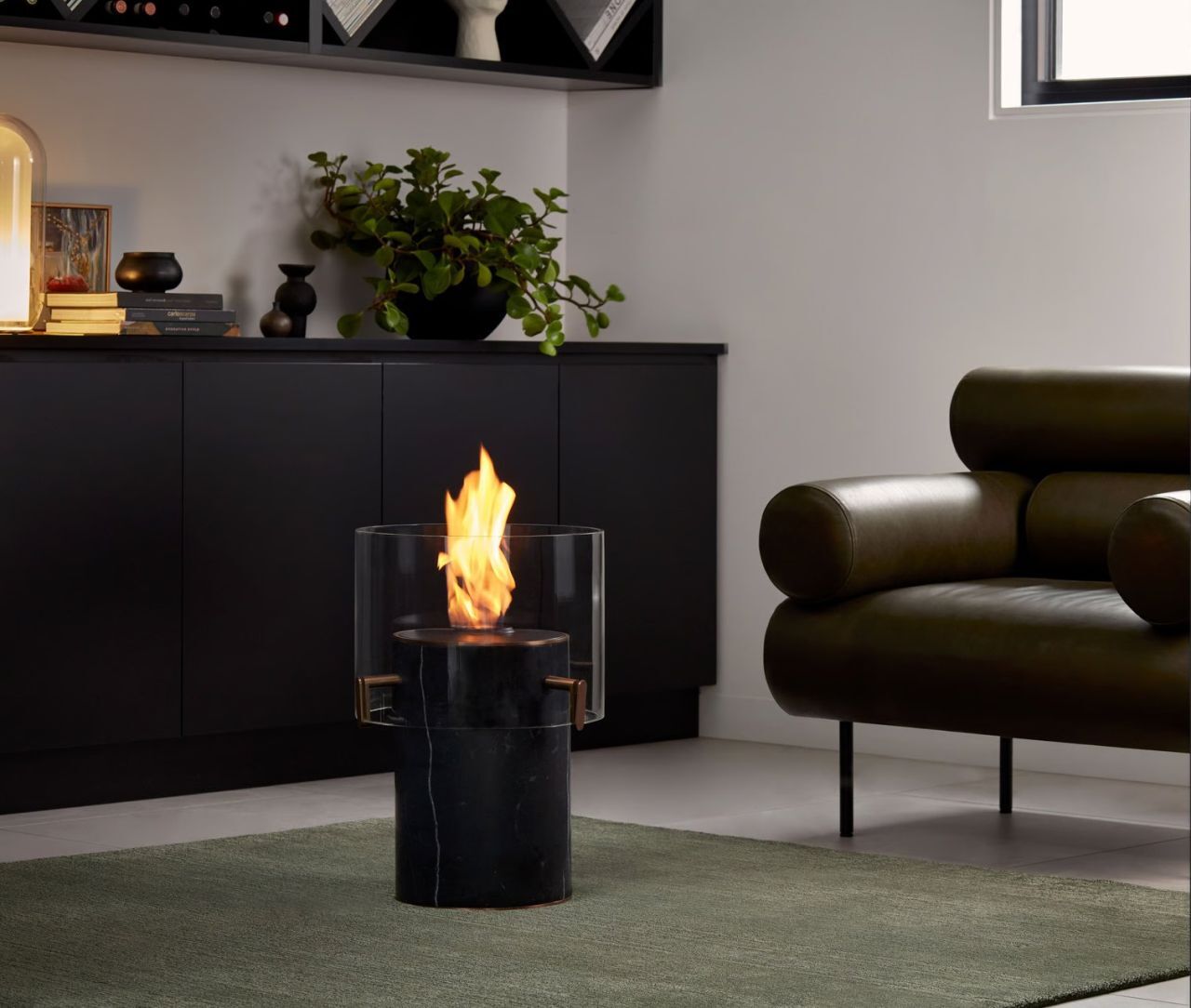 EcoSmart Fire Pillar Fireplace adds on to your home decor